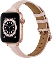 Slim 14mm Cow Leather Business Watch Bank Pink Sand (BLAP181243) для Apple Watch 38/40/41mm