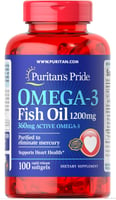 Puritan's Pride Omega-3 Fish Oil 1200 mg 100 caps