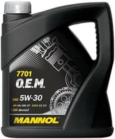 Моторное масло Mannol 7701 O.E.M. Chevrolet Opel 5W-30 Energy Formula OP, 4л (MN7701-4)