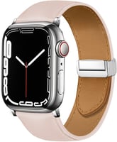 Leather Watch Bank Pink (BLAP181280) для Apple Watch 42/44/45/49mm Ultra