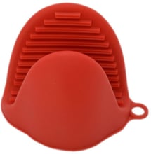 Прихватка силиконовая Krauff 8.5x7.8 см красная (26-184-040)