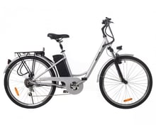 Электрический велосипед Maxxter CITY 26" (серебро)