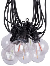 Электрогирлянда-ретро LED уличная Yes! Fun, 10 ламп, d-60 мм, многоцветная, 8 м