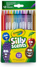 Выкручивающиеся ароматизированные цветные карандаши (12 шт), Silly Scents, Crayola