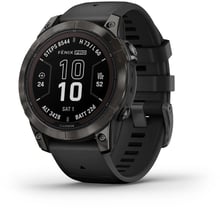 Смарт-часы Garmin Fenix 7 Pro Sapphire Solar Carbon Grey DLC Titanium with Black Band (010-02777-11)