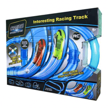 Трубопроводный автотрек Tube Race - Chariots Speed Pipes (52 детали, 2 машинки+пульт управления+светящийся шарик)