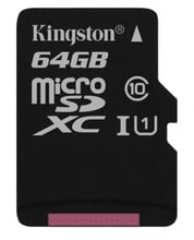Kingston 64GB microSDXC Class 10 UHS-I U1 (SDCS/64GBSP)