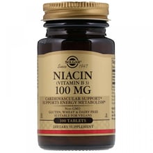 Solgar Niacin (Vitamin B3) 100 mg 100 Tablets