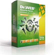 Dr. Web Security Space 10 2 PC 2 years Multi-Device Multi Languages DVD BOX(BHW-B-24M-2-A3)