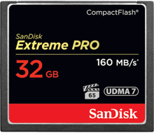 SanDisk 32GB CompactFlash Extreme Pro (SDCFXPS-032G-X46)