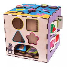 Развивающая игрушка Quokka Интерактивный куб 20х20 (QUOKA002A)