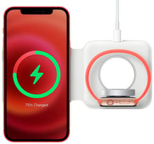 Зарядний пристрій Apple Wireless Charger MagSafe Duo Charge for iPhone, AirPods and Apple Watch (MHXF3)