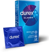 Презервативи латексні зі змазкою Durex №12 Classic класичні