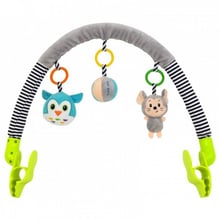 Дуга для коляски Baby Mix TE-8544-94 Мышка и сова Разноцветный с 3 съемными игрушками