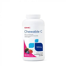 GNC Chewable C 100 mg Витамин С со вкусом ягод 360 вегатаблеток
