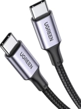 Ugreen Aluminum USB-C to USB-C 100W 5A 2m Black (70429)