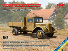 Немецкий военный грузовик ICM времен Второй мировой войны V3000S 'Einheitsfahrerhaus'
