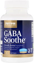 Jarrow Formulas GABA Soothe ГАМК гамма-аміномасляна кислота 100 мг 30 капсул