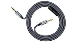 Hoco Audio Cable AUX 3.5mm Jack UPA04 With Mic 1m Metal Gray