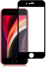 FJ Gears Tempered Glass 2.5D FulI Cover HD Black для iPhone SE 2020/iPhone SE 3 2022/iPhone 8/iPhone 7