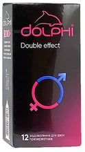 Презервативы DOLPHI Double effect 12 шт