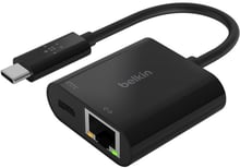 Belkin Adapter USB-C to USB-C + RJ45 Black (INC001BTBK)