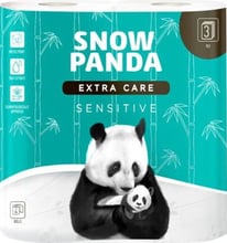 Туалетная бумага Сніжна панда EXTRA CARE 4шт Sensitive 3 слоя