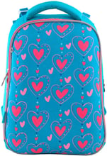 Рюкзак школьный, каркасный 1 Вересня H-12 "Romantic hearts" (556034)