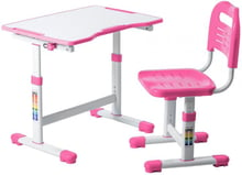Комплект парта + стул трансформеры Sole ll Pink-s FUNDESK