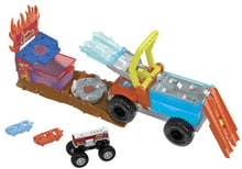 Игровой набор Hot Wheels Изменения цвета Monster Truck Пожарное спасение (HPN73)