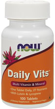 NOW Foods Daily Vits Tablets 100 tabs