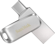 SanDisk 512GB Ultra Dual Drive Luxe USB 3.1/Type-C Silver (SDDDC4-512G-G46)