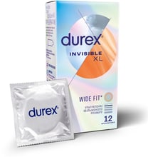Презервативы латексные со смазкой DUREX № 12 INVISIBLE (XL)
