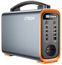 Зарядна станція CTECHi GT200 240Wh 66600mAh 200W Portable Power Station LiFePO4 60W PD Fast Charging LED Light Grey (GT200)