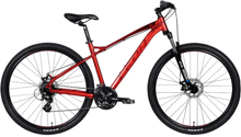 Велосипед 29" Leon TN-90 AM Hydraulic lock out DD 2022 (красный с черным) (OPS-LN-29-166)
