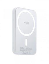 WIWU Power Bank 5000mAh MagSafe Wireless Charger 15W White (SC5000A)