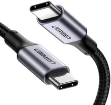 Ugreen Aluminum USB-C to USB-C 100W 5A 1m Black (70427)