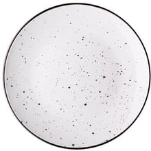 Тарелка обеденная Ardesto Bagheria 26 см Bright white (AR2926WGC)