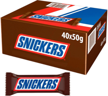 Упаковка батончиков Snickers 40х50 г (УП5900951271083)