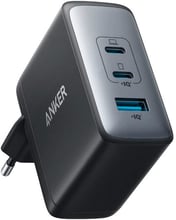ANKER Wall Charger 2xUSB-C+USB PowerPort 736 GaNPrime 100W Black (A2145G11)