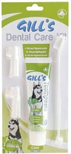 Зубна паста Gills для м'ятна собак + 3 щітки в наборі 100 г (C3052374)