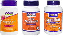 Набор Биологически Активных Добавок для подростков (Lecithin + Zinc + Vitamin D3)