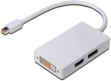 Digitus Adapter Mini DisplayPort to Mini DisplayPort+DVI+HDMI White (AK-340509-002-W)