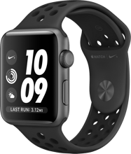 Apple Watch Series 3 Nike+ 42mm GPS Space Gray Aluminum Case with Anthracite/Black Nike Sport Band (MQL42)