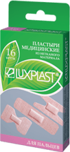 Лейкопластыри Luxplast для пальцев на нетканой основе 3 вида 16 шт