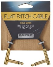 Инструментальный патч-кабель ROCKBOARD Gold Series Flat Patch Cable (10 cm)