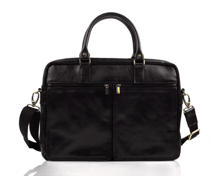 Solier DUNDEE Leather Bag Black (SL01Black) for MacBook Pro 15"