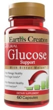 Earth‘s Creation Glucose Support Комплекс для поддержки уровня глюкозы в крови 60 капсул