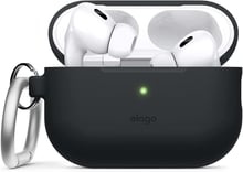 Чохол для навушників Elago Silicone Hang Case Black (EAPP2SC-HANG-BK) для Apple AirPods Pro 2