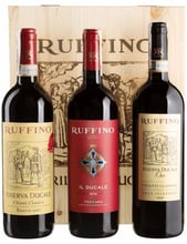Вино Ruffino Il Ducale + Riserva Ducale + Riserva Ducale Oro Gran Selezione 2.25л (BWQ9011)